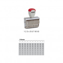 Classic Numberer Stamp 15410, 4mm, 10 Bands